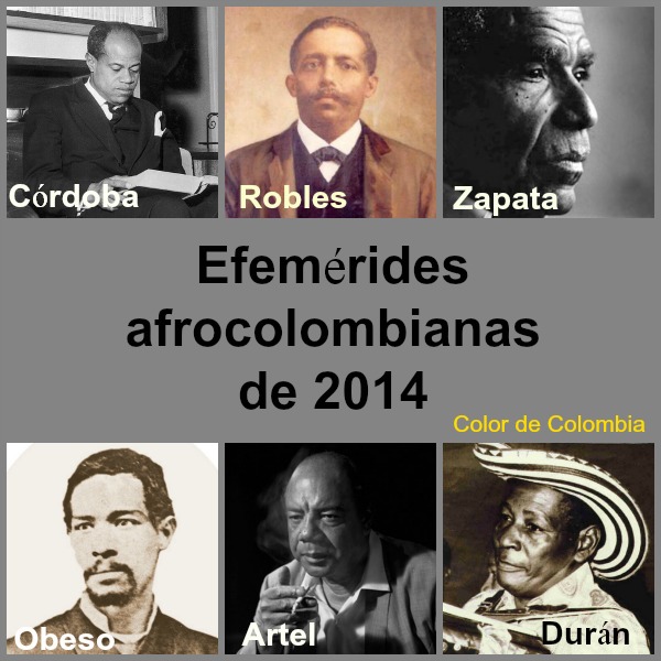 Collage Efemérides Afrocolombianas 2014 b
