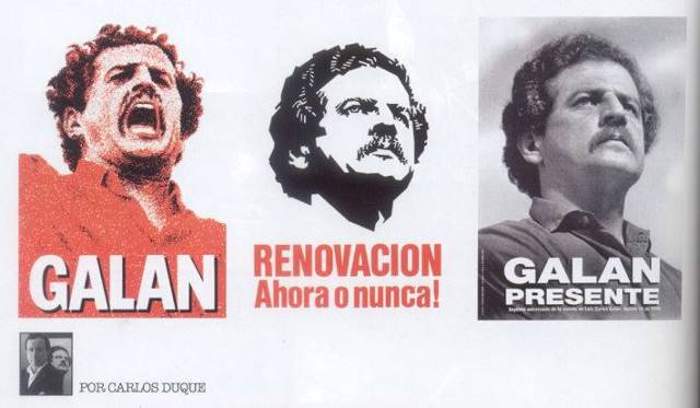 Afiches Luis Carlos Galán
