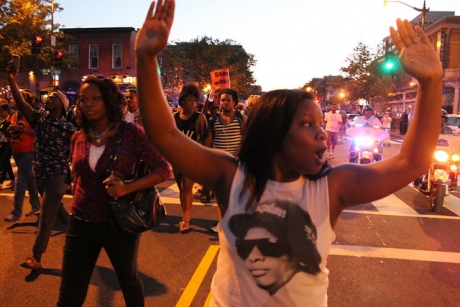 Protesta en Ferguson Missouri