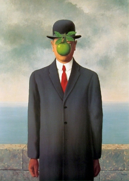 "El hijo del hombre", René Magritte (1964)