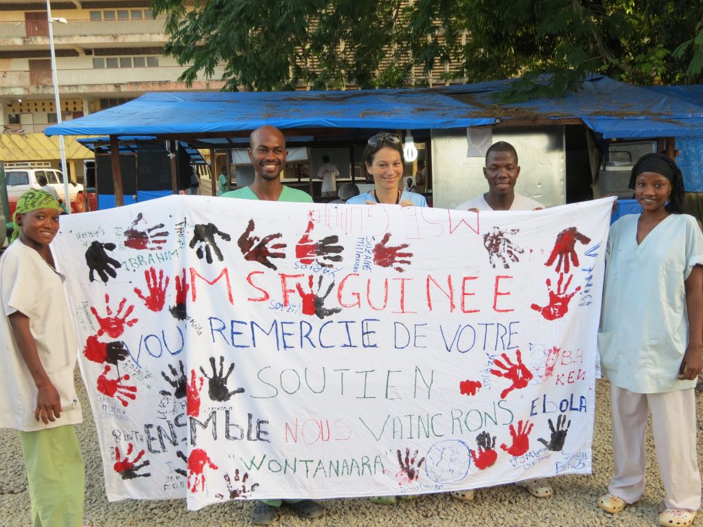 MSF staff in Guinea Ebola mission responds to support messages