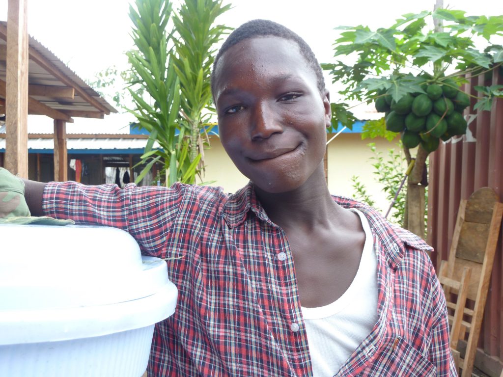Kollie James in Foya is the 1000st Ebola survivor