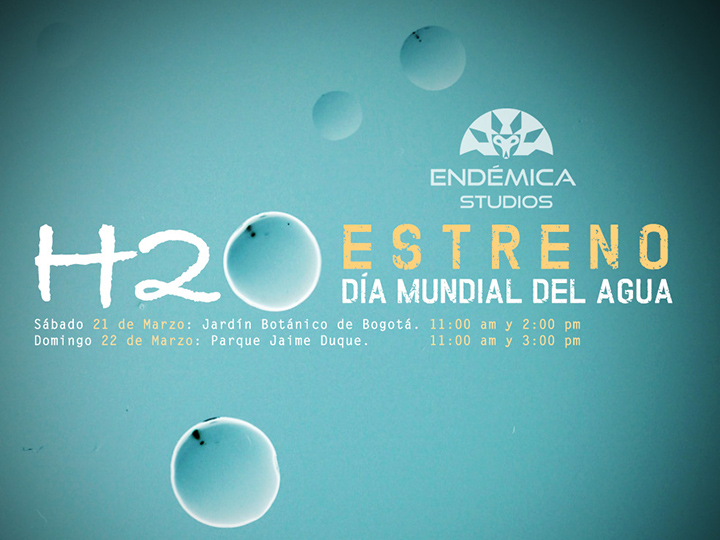 Este 22 de marzo, Endémica Studios se une a la celebración del Día Internacional del Agua con la proyección de su cortometraje “H2O” 