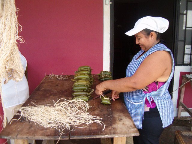 Preparando hayacas en Arauca