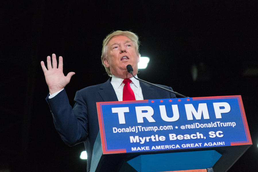 USA - Politics - Donald Trump Campaigns in Myrtle Beach