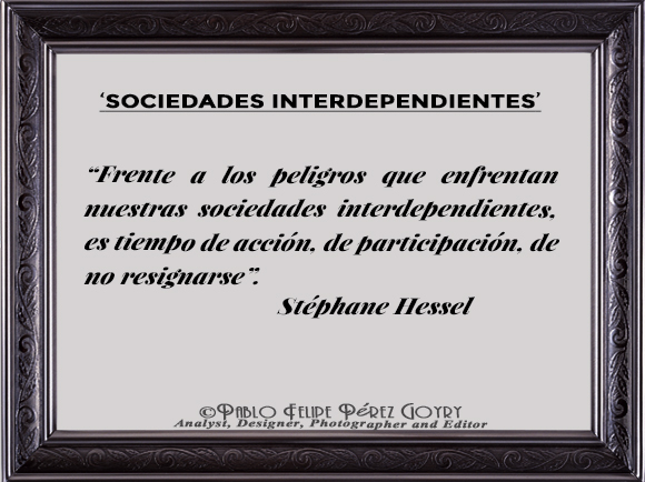Reflexión 138_Sociedades interdependientes_Stéphane Hessel