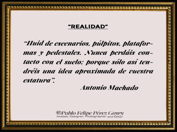 Reflexión 141_Realidad_Antonio Machado