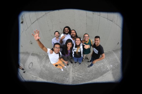 Los integrantes de Tubará en su paso por Bogotá para su primera grabación profesional. / Cristian Garavito - El Espectador