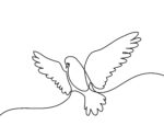 Flying pigeon logo