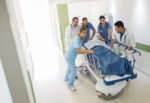 Doctors at the ER attending an emergency