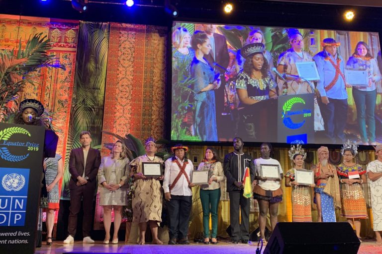 Un total de 22 iniciativas de comunidades indígenas a nivel mundial recibieron el Premio Ecuatorial. Foto: Kemito Ene.