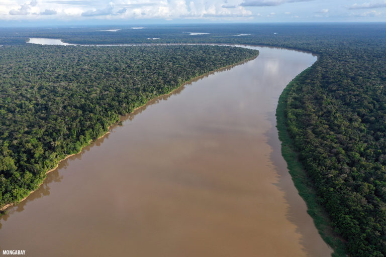 El río Javari en la Amazonía peruana. Foto: Rhett A. Butler.