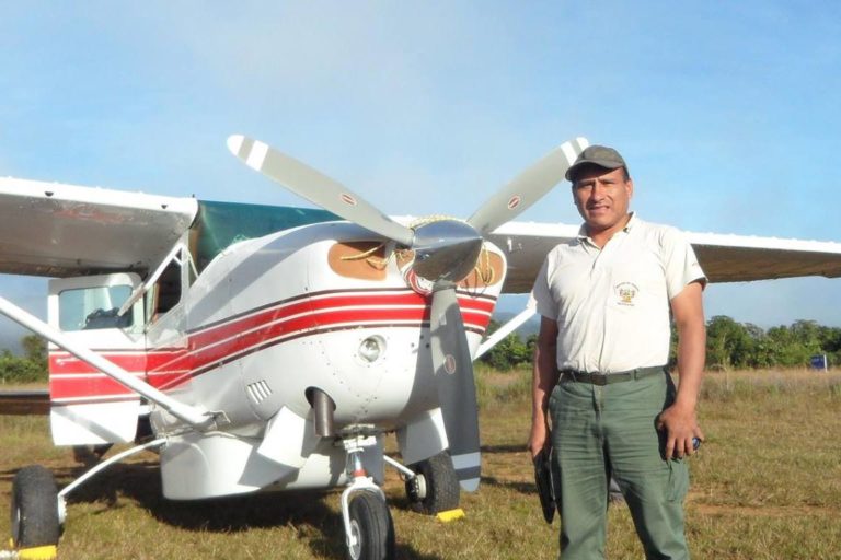 Raúl Cañahuiri lleva 23 años recorriendo el Parque Nacional del Manu. Foto: Raúl Cañahuiri.