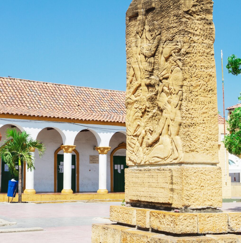 Plaza principal del municipio - Cortesía:Fundación para la Historia y Cultura de Turbaco 