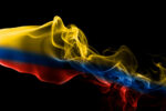 Colombia smoke flag