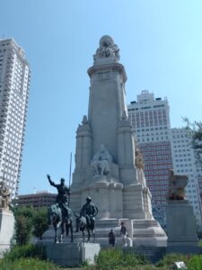 Monumento a Cervantes. 