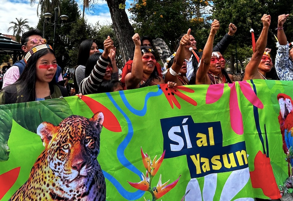 Ecuador decidió detener la explotación petrolera en el Yasuní y la minería en la Reserva del Chocó Andino