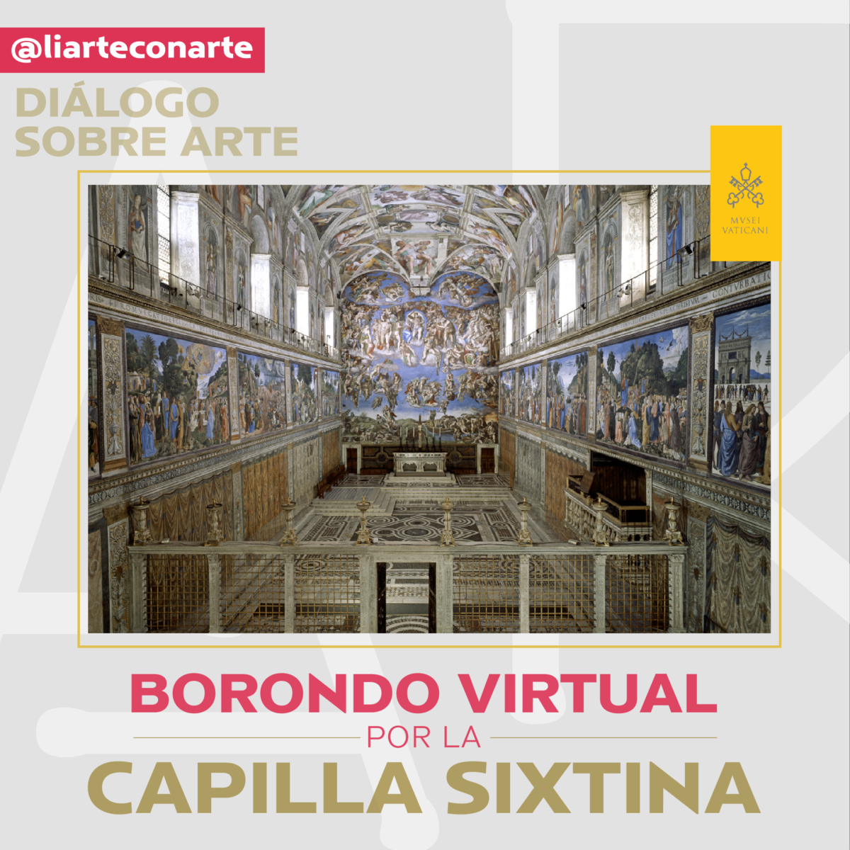 Borondo virtual por la Capilla Sixtina