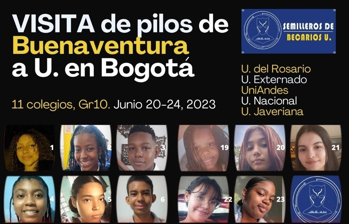 23 pilos de Buenaventura visitarán universidades de alta calidad en Bogotá