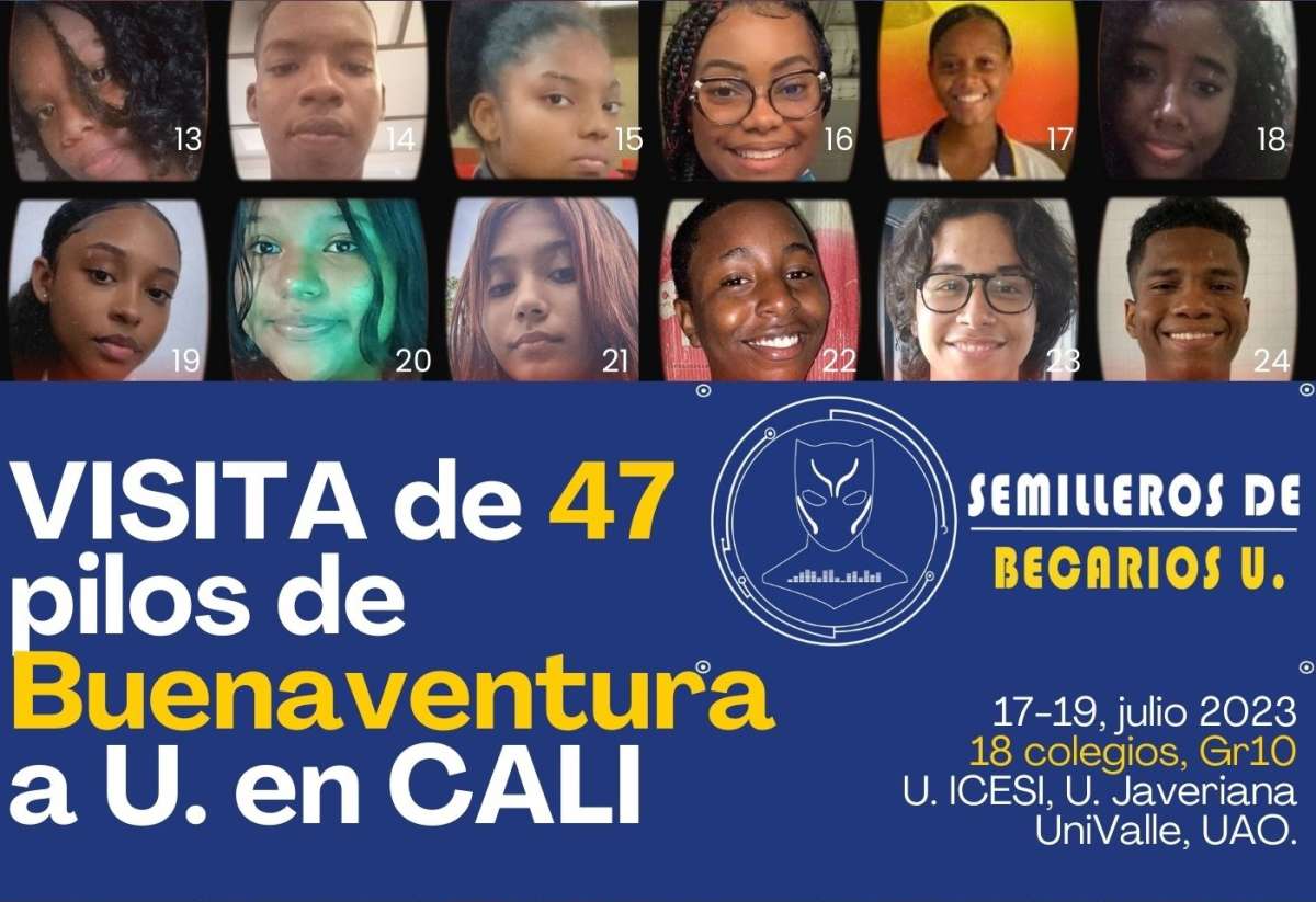 De Buenaventura a Cali: 47 pilos de 18 colegios visitarán universidades de alta calidad