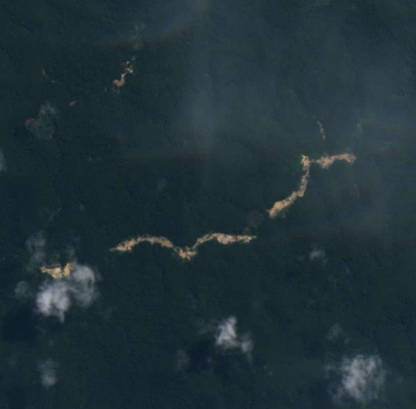 Venezuela: monitoreo satelital detecta 70 focos de minería ilegal y 934 hectáreas deforestadas en territorio ye’kwana y sanema