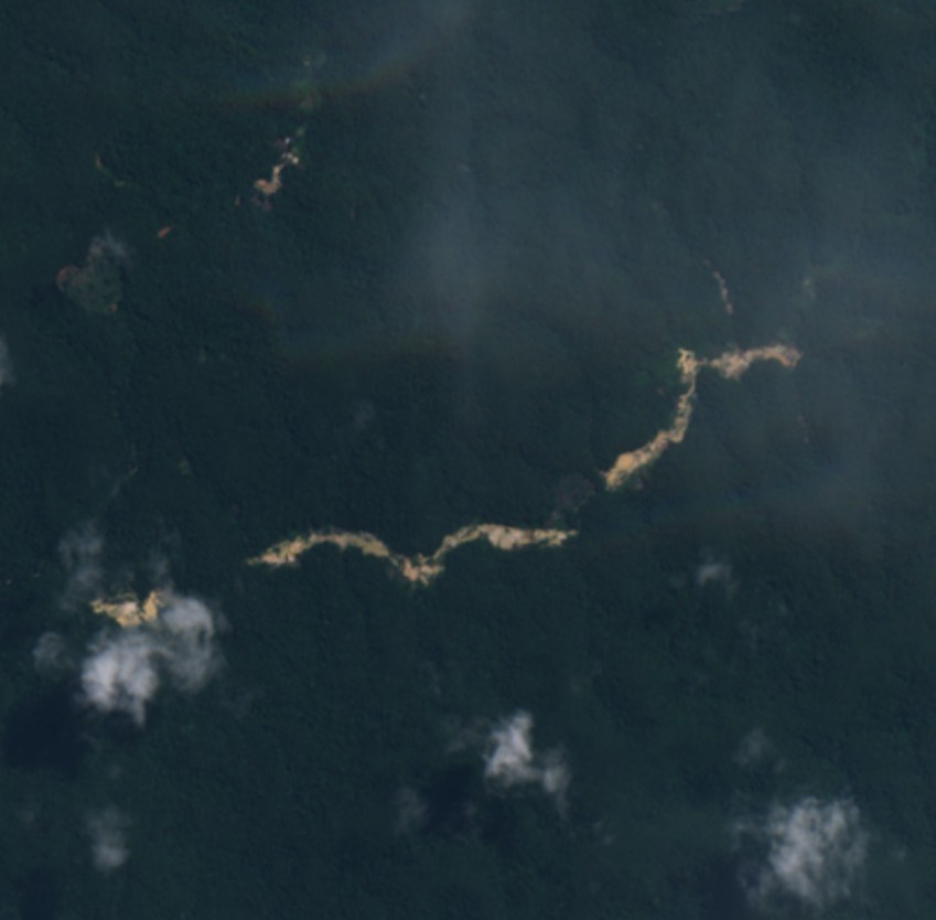 Venezuela: monitoreo satelital detecta 70 focos de minería ilegal y 934 hectáreas deforestadas en territorio ye’kwana y sanema
