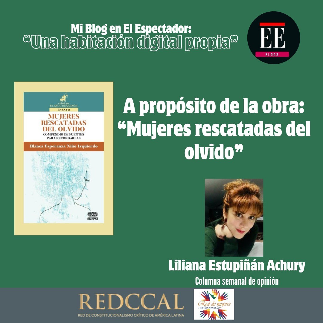 A propósito de la obra: “Mujeres rescatadas del olvido”
