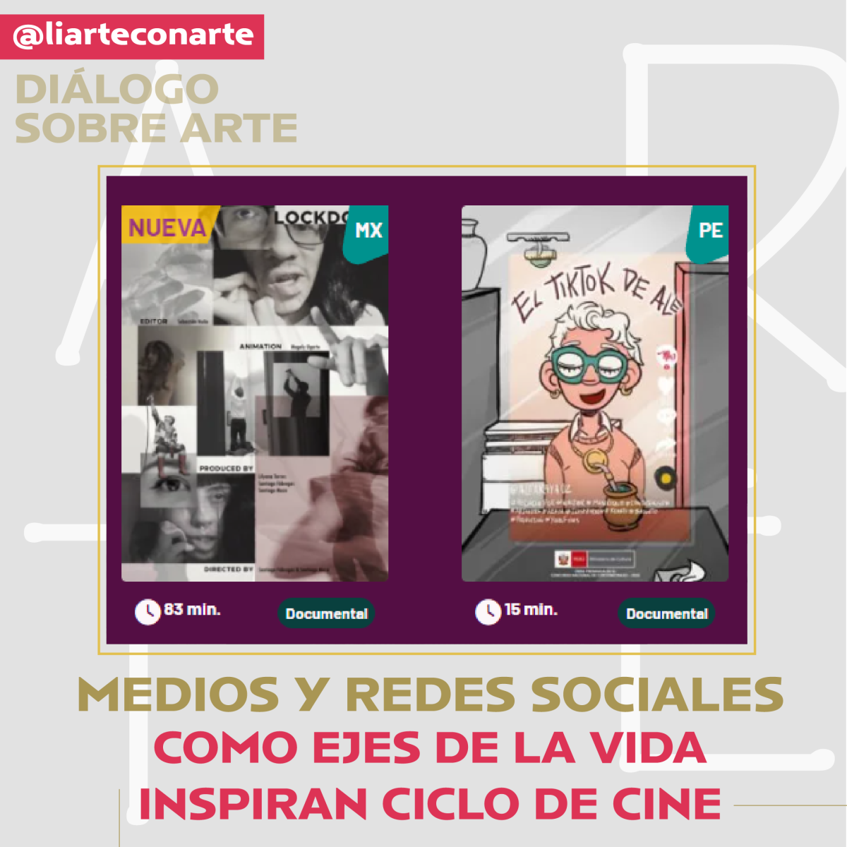 Medios y redes sociales como ejes de la vida inspiran ciclo de cine