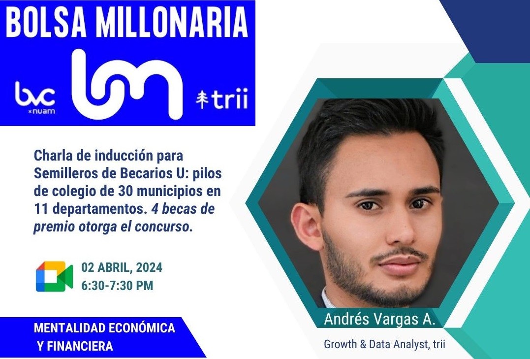 Participar en Bolsa Millonaria: educación financiera para Semilleros de Becarios U de 11 departamentos