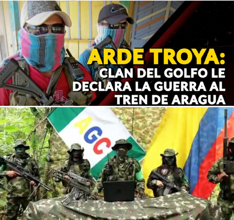 Tren de Aragua Vs Clan del Golfo en Bogotá