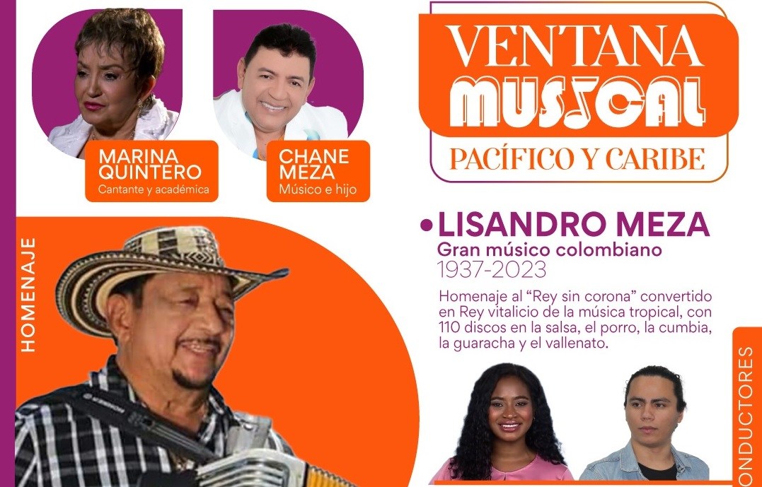 Homenaje a Lisandro Meza en Ventana musical Pacífico y Caribe por El Espectador