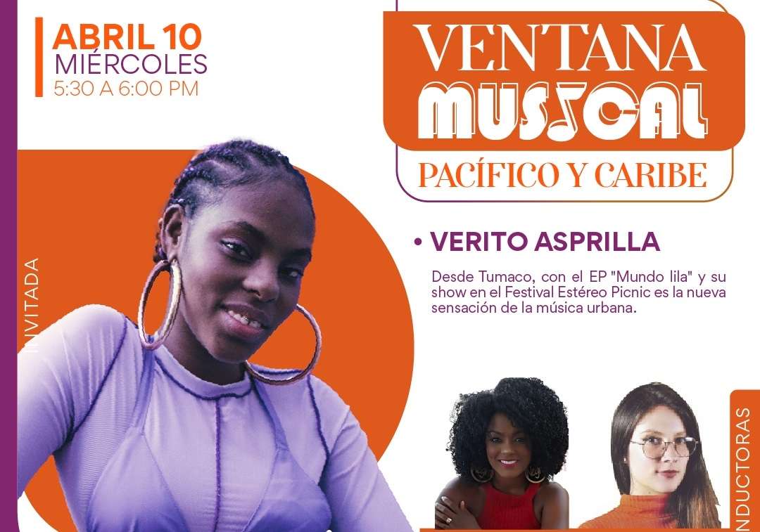 Verito Asprilla en Ventana musical Pacífico y Caribe por El Espectador