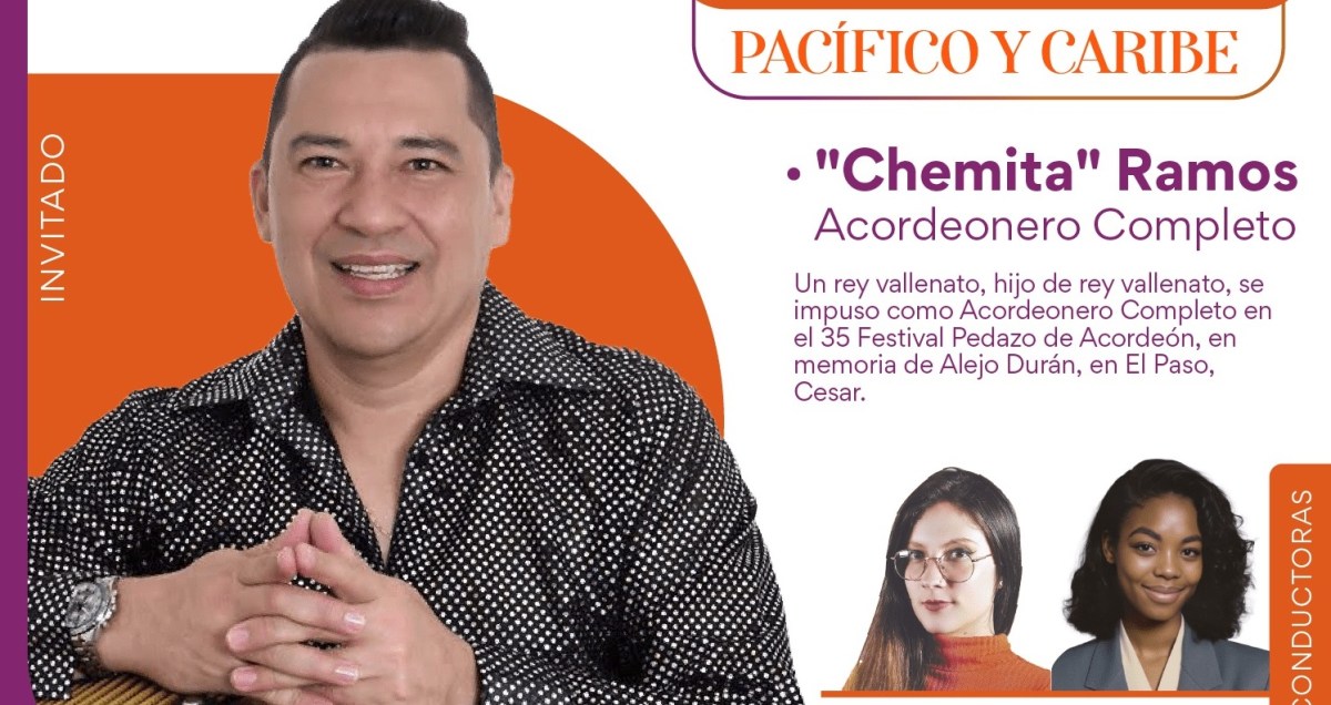 “Chemita” Ramos en “Ventana musical Pacífico y Caribe” por El Espectador