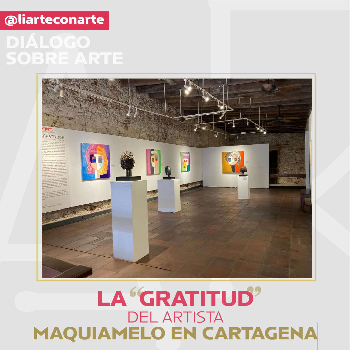 La “Gratitud” del artista Maquiamelo en Cartagena