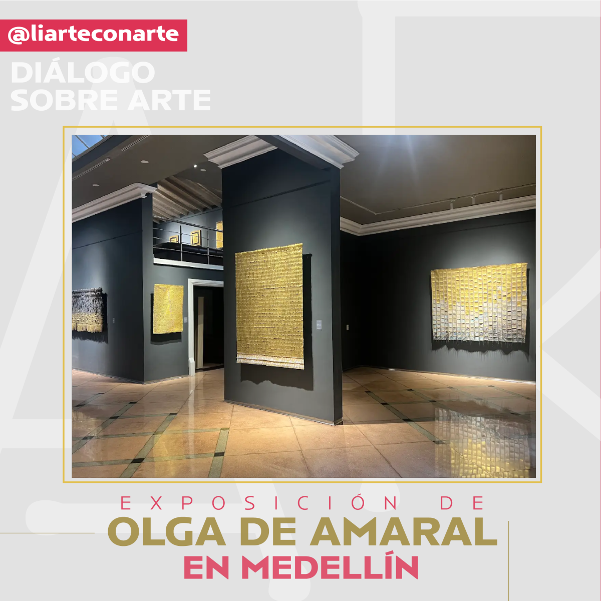 Tras disparar su precio en Sotheby’s, Olga de Amaral expone en Medellín