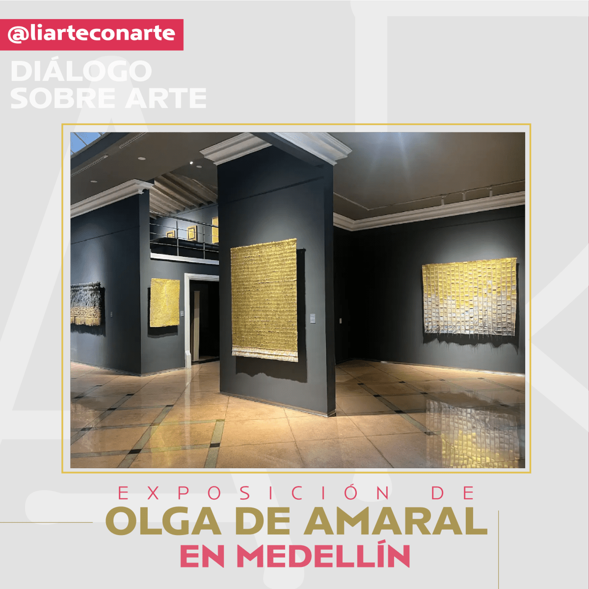 Tras disparar su precio en Sotheby’s, Olga de Amaral expone en Medellín