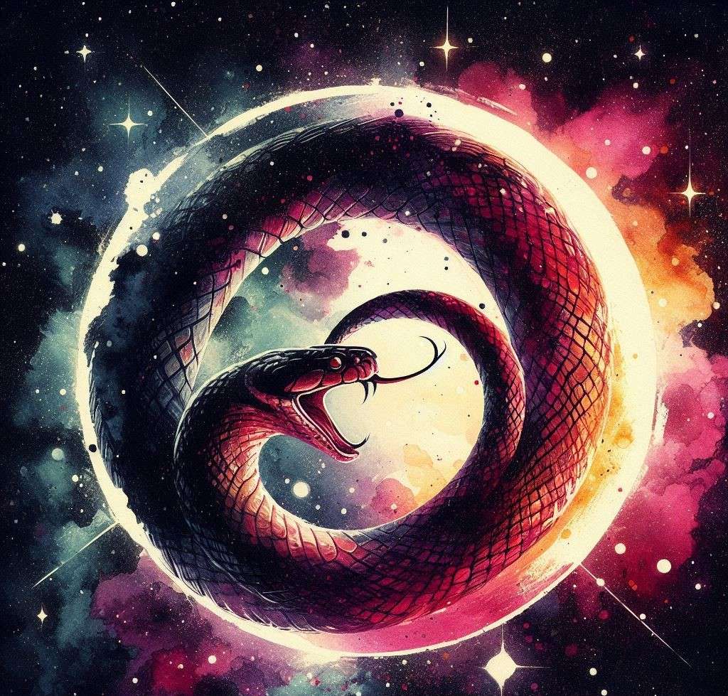 La serpiente que se muerde su propia cola