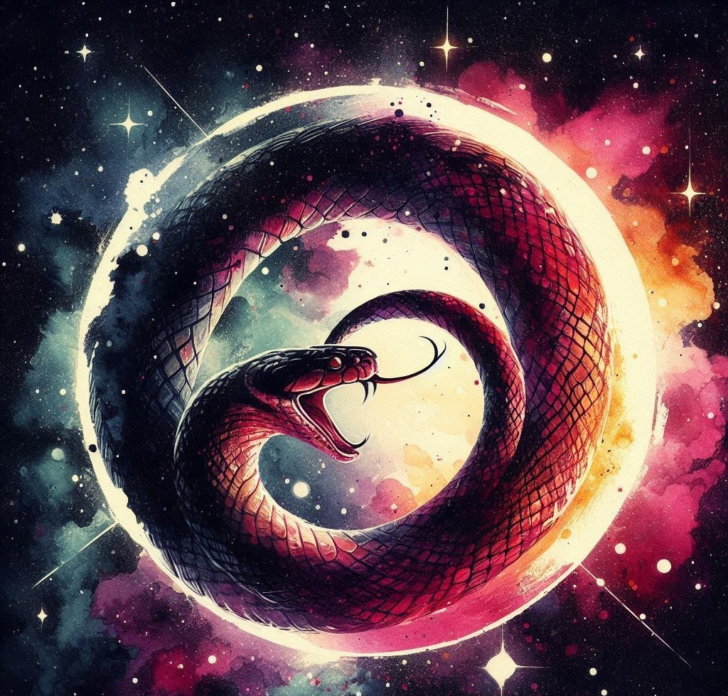 La serpiente que se muerde su propia cola