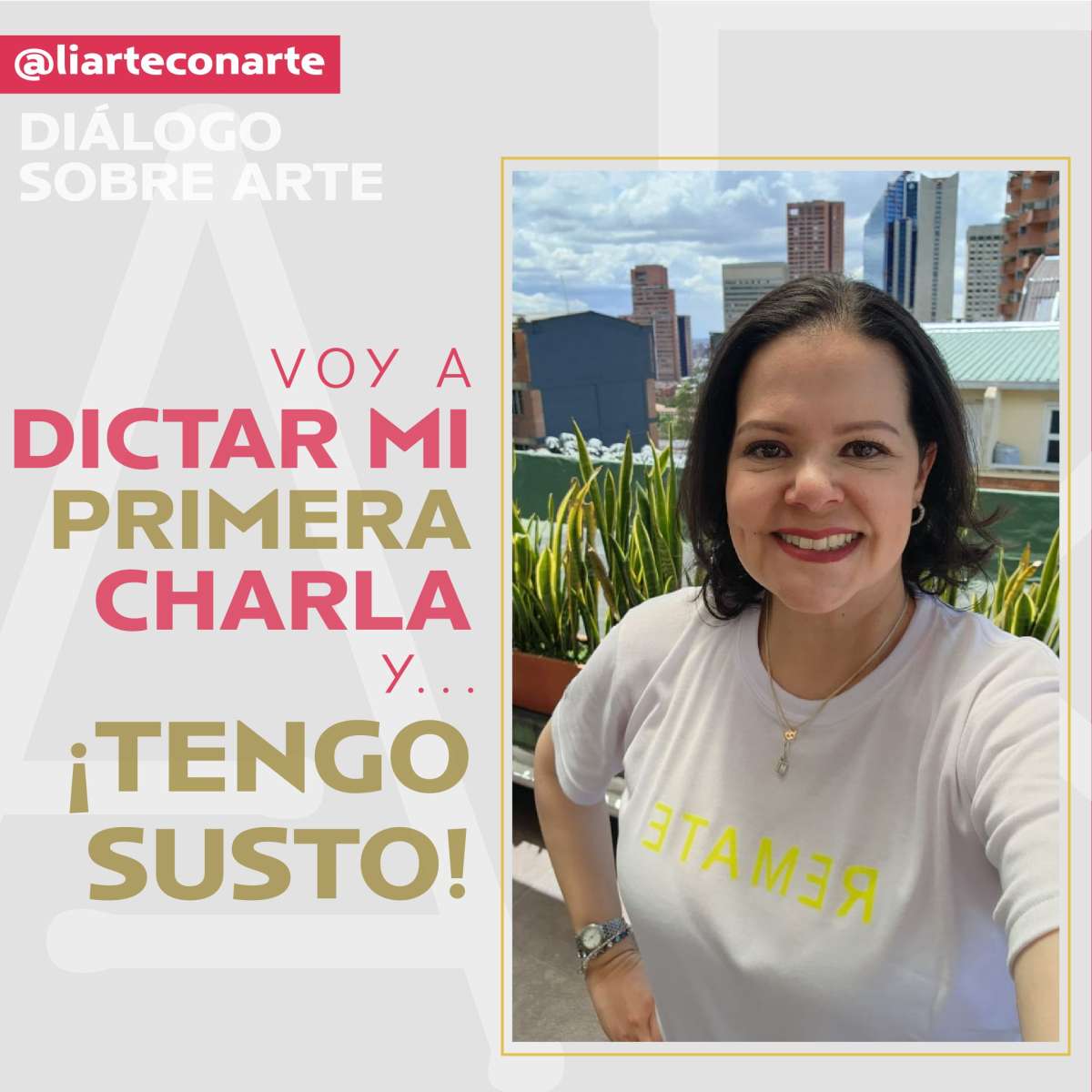 Voy a dictar mi primera charla y… ¡tengo susto!