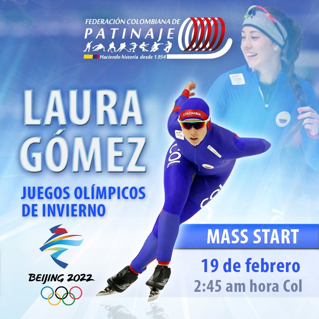 El patinaje colombiano en los Juegos Olímpicos de invierno.