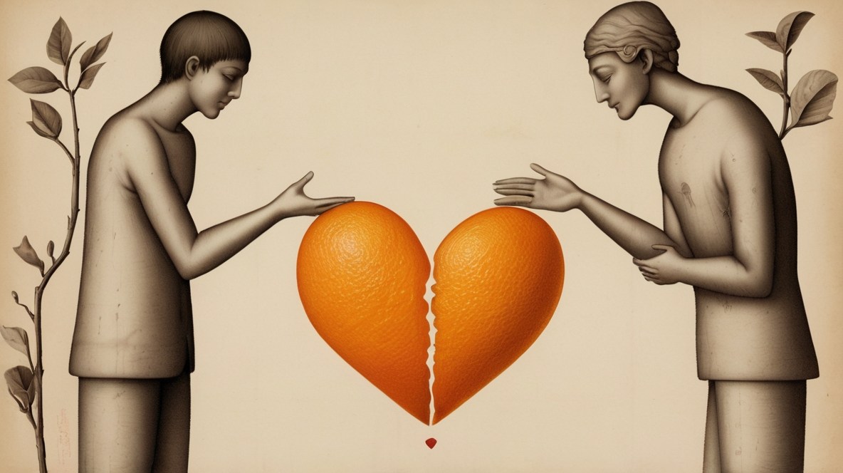 El amor, la falta y el mito de la media naranja