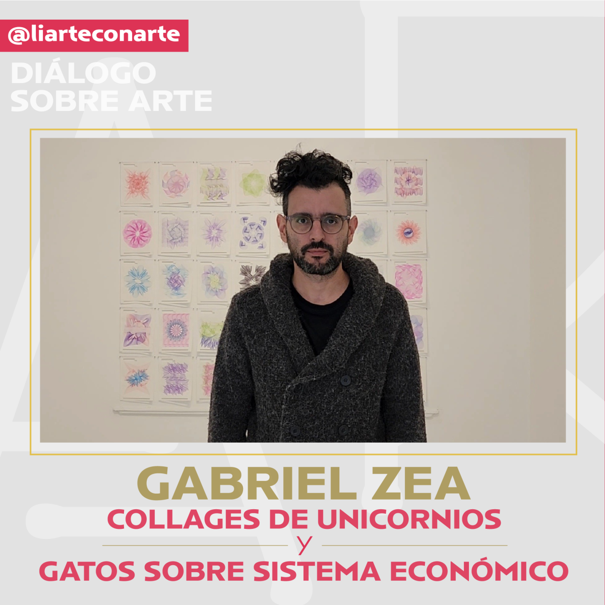 Unicornios y gatos gordos en el arte de Gabriel Zea para reflexionar sobre el sistema económico