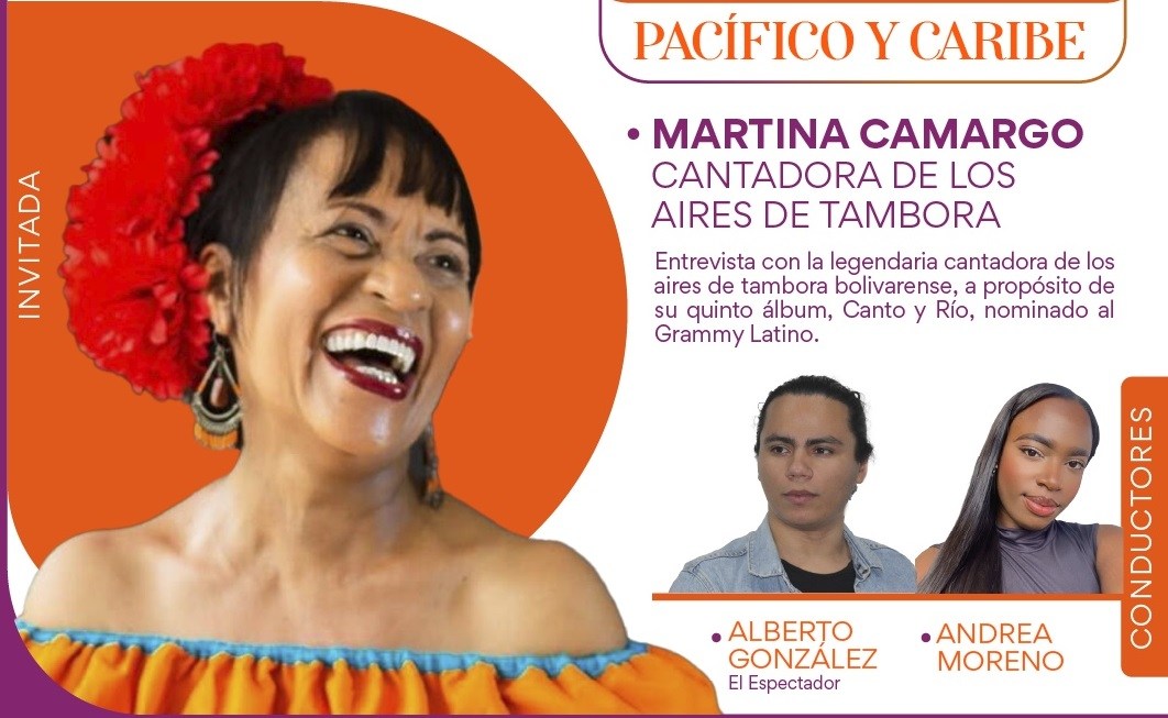 Martina Camargo, nominada al Grammy, en “Ventana musical Pacífico y Caribe” por El Espectador