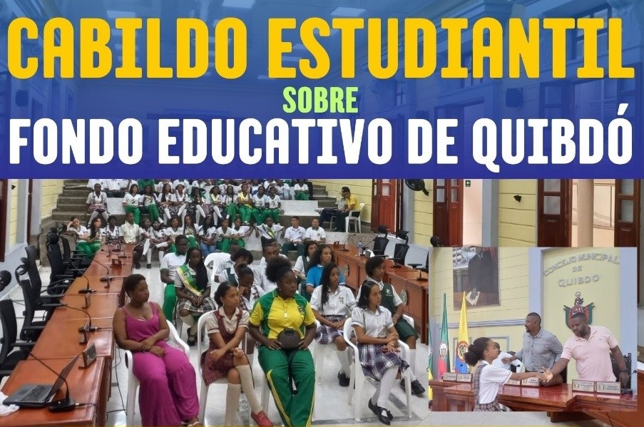 Quibdó: cabildo estudiantil en Concejo Municipal sobre Fondo Educativo