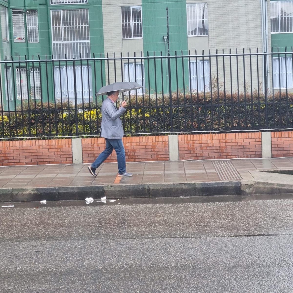 Crónica de un día lluvioso en Bogotá