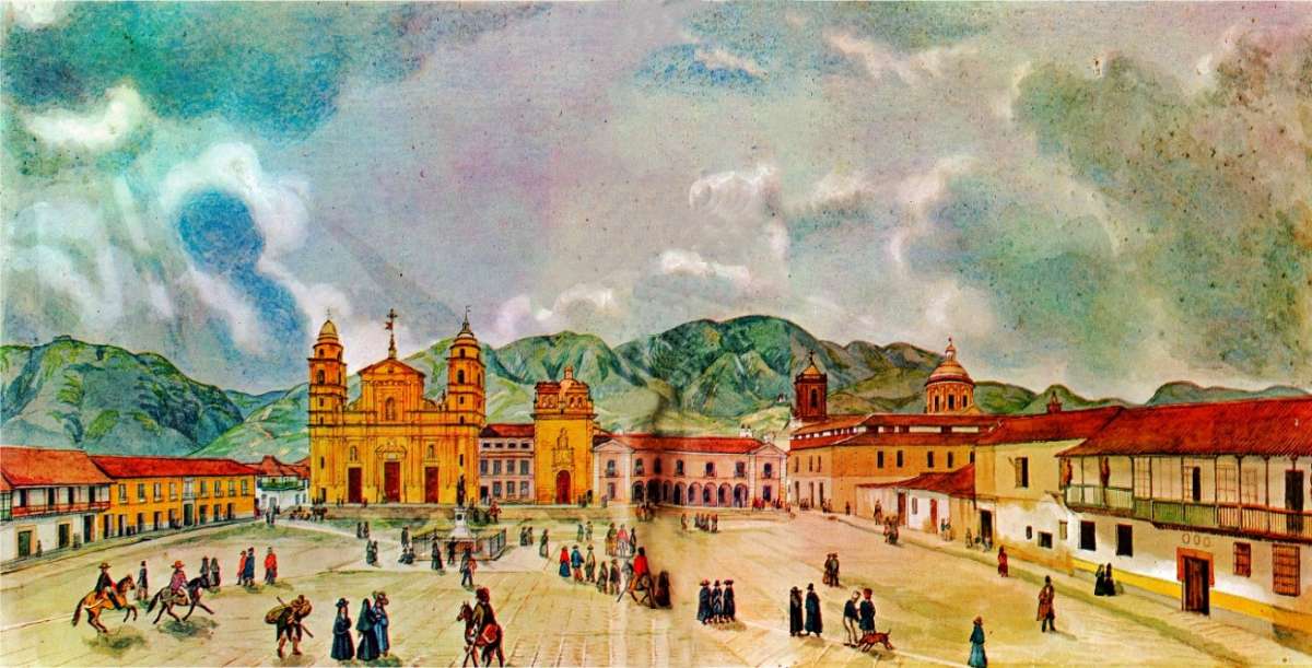 Bogotá era una villa con aldeanos y villanos
