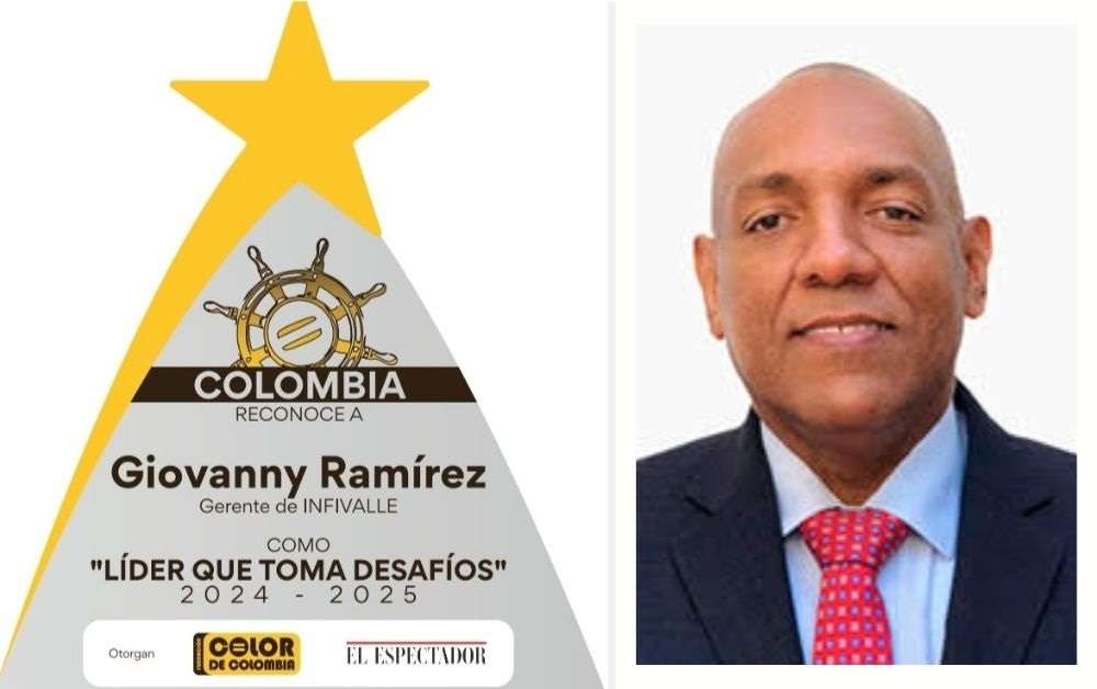 Giovanny Ramírez, gerente de @infivalle, “Líder que toma desafíos”, en Afrocolombianos del Año 2024, de @elespectador y Fundación @ColordeColombia
