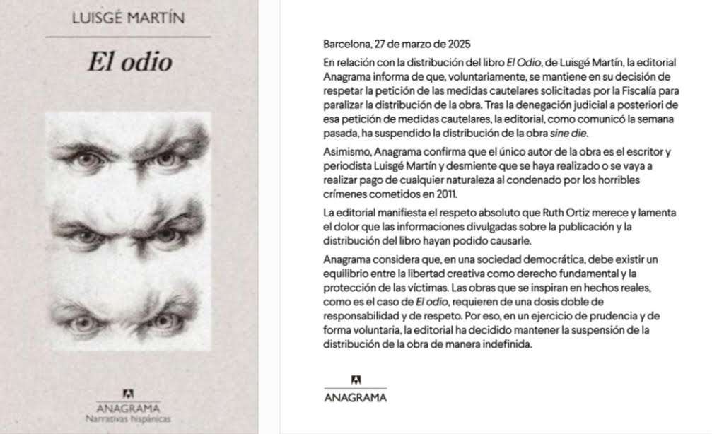 ¿Se les debe dar voz a los victimarios en los libros?