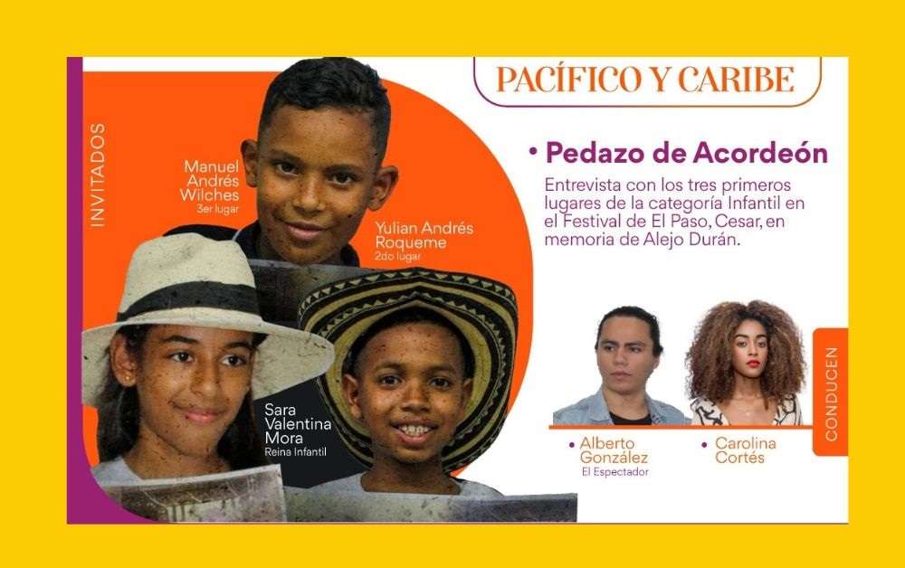 Festival Pedazo de Acordeón en streaming en El Espectador, 21 de mayo