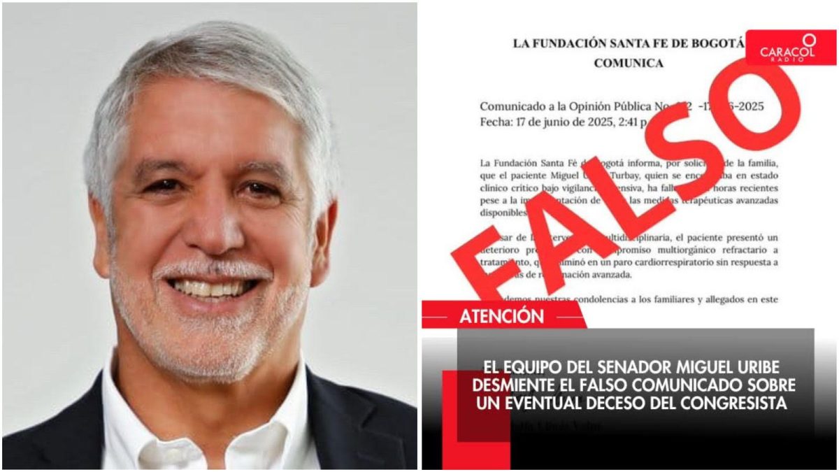 Historia de una “fake news” y un pésame a destiempo (Miguel Uribe no murió)